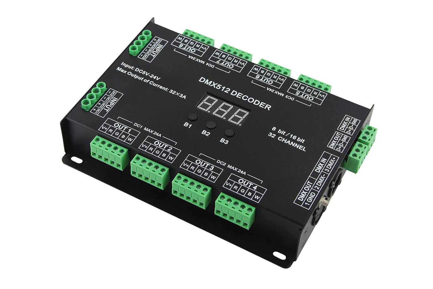 32 Channel RGBW DMX 512 LED Decoder Controller for Lighting