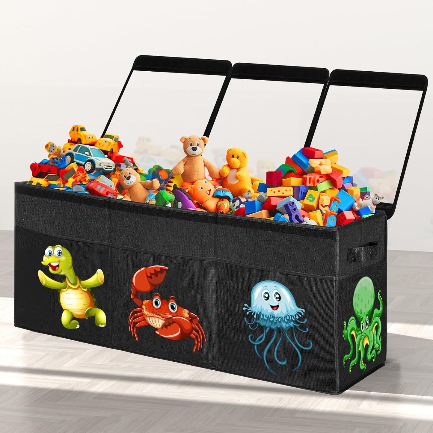 Extra Large Toy Box for Kids - Sturdy Storage Organizer 155L