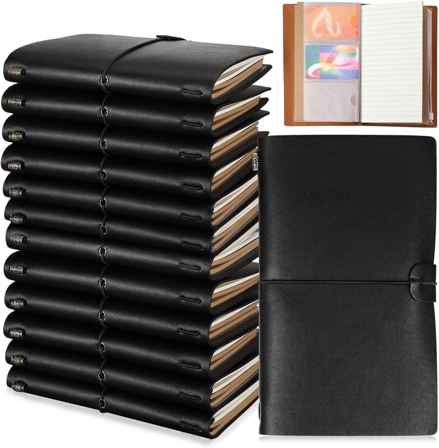 Refillable Engraved Leather Journal - Appreciation Gift