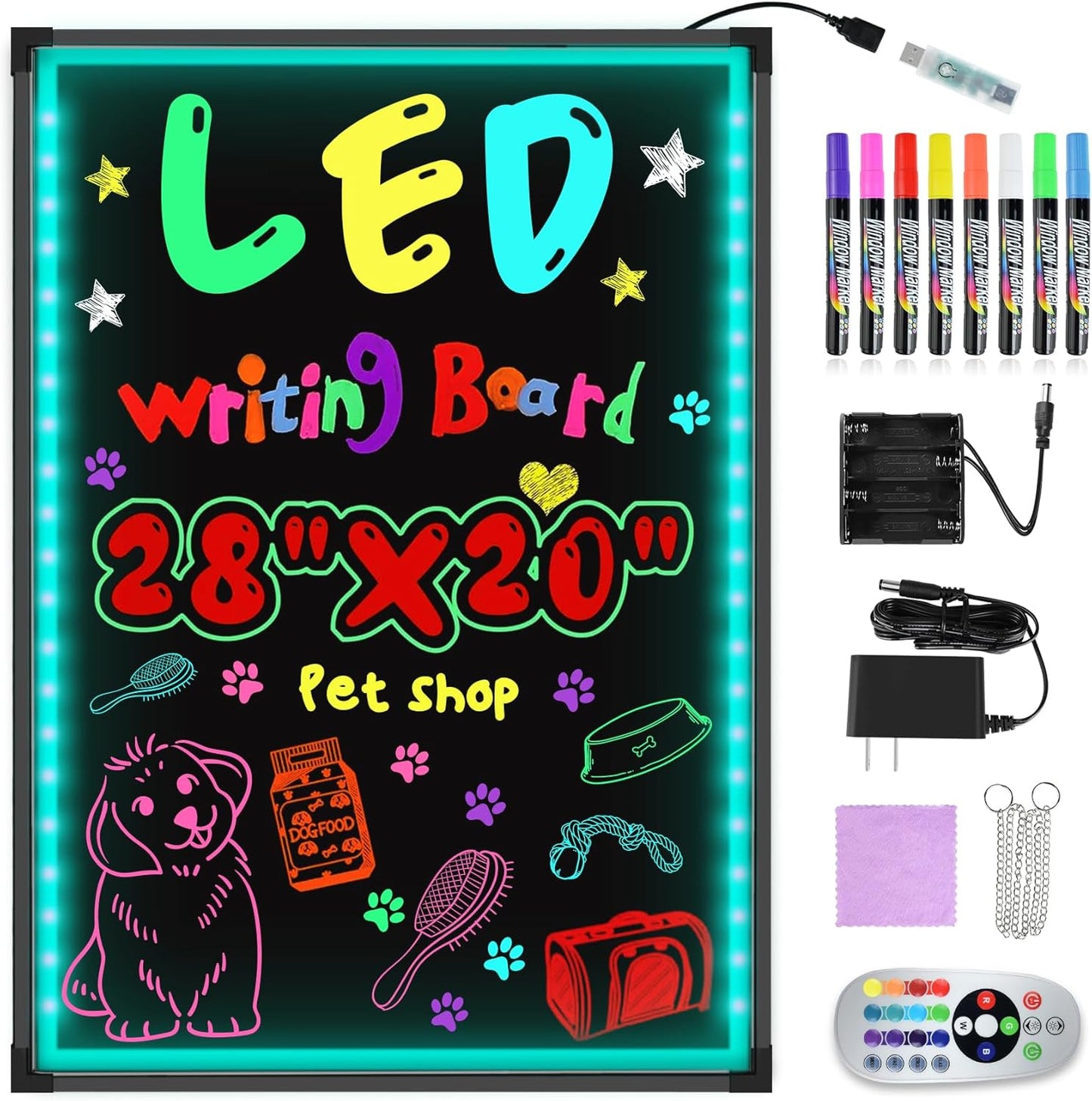 LED Message Writing Board for Creative Promotions and Events