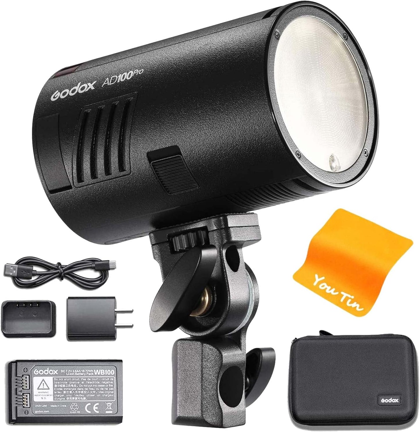 Godox AD100Pro Pocket Flash Light for Canon Nikon Sony Fujifilm