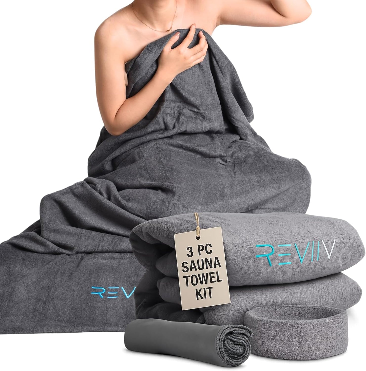 Sauna Blanket Insert Towel Kit - Luxuriously Soft & Absorbent