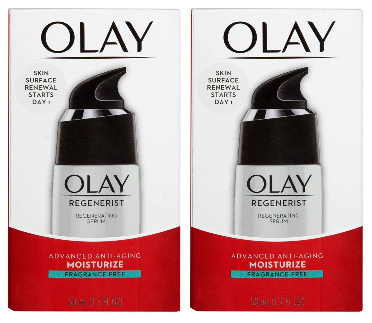Olay Regenerist Serum x2 - Fragrance-Free Anti-Aging Power!