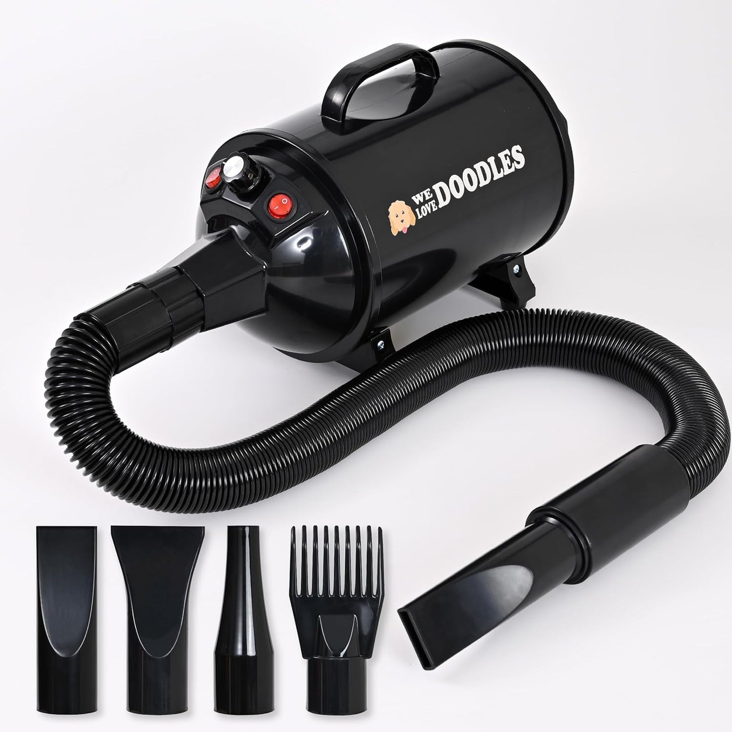 High Velocity Dog Dryer with Adjustable Speed & Temperature Control