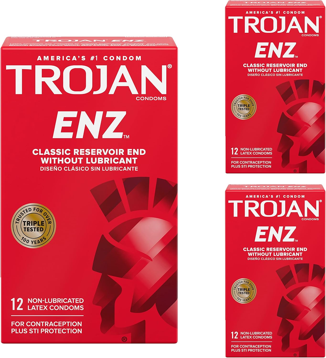 Trojan ENZ Non-Lubricated Condoms for Safe and Reliable Use