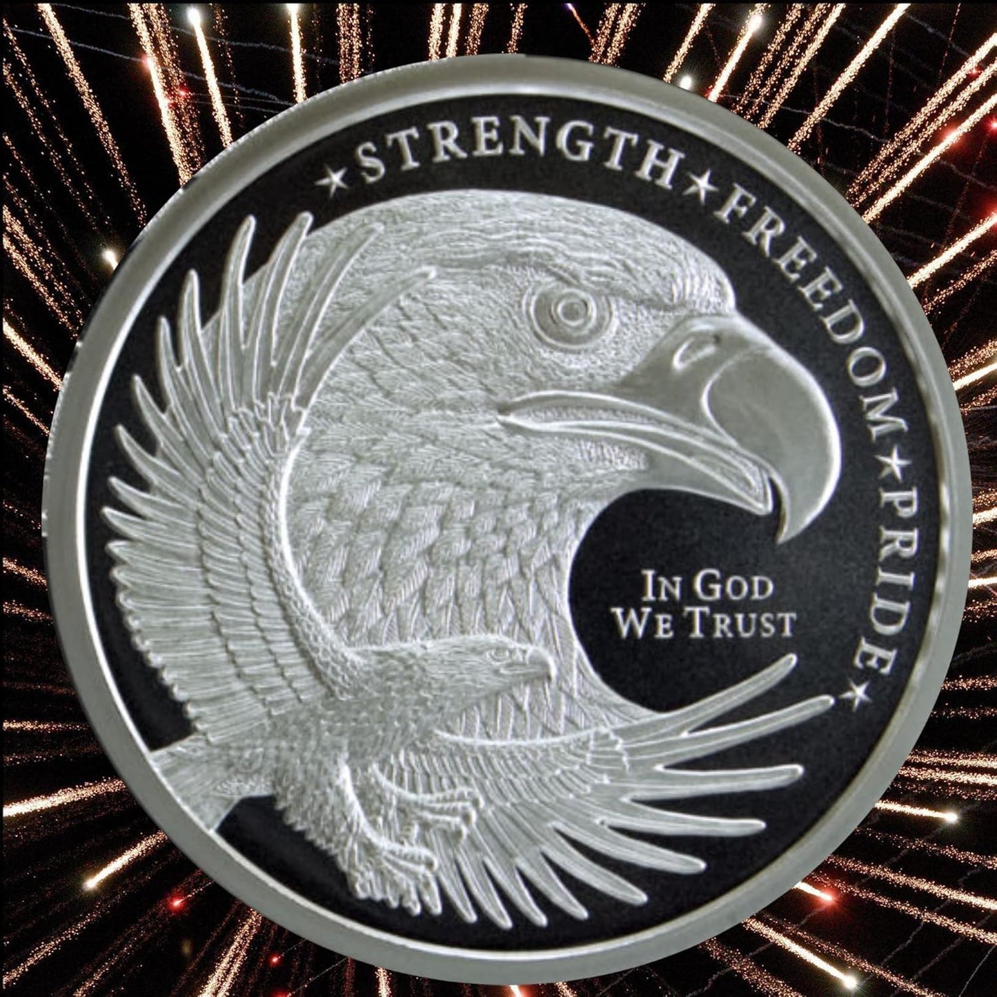 1 Troy Oz Silver Eagle Round for Collectors - .999 Fine Silver