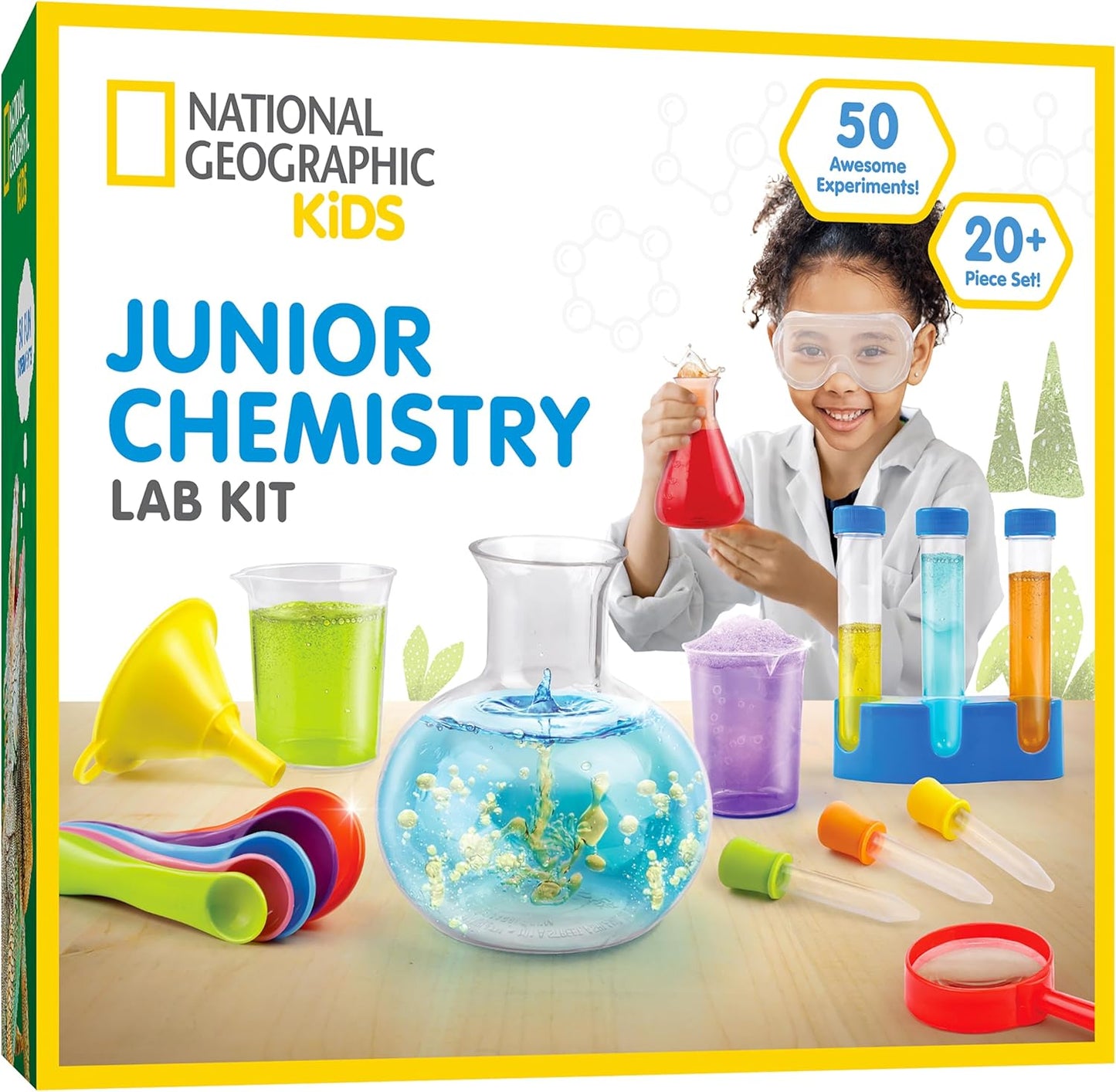 Junior Chemistry Set - 50 Fun Experiments for Kids 4-6!