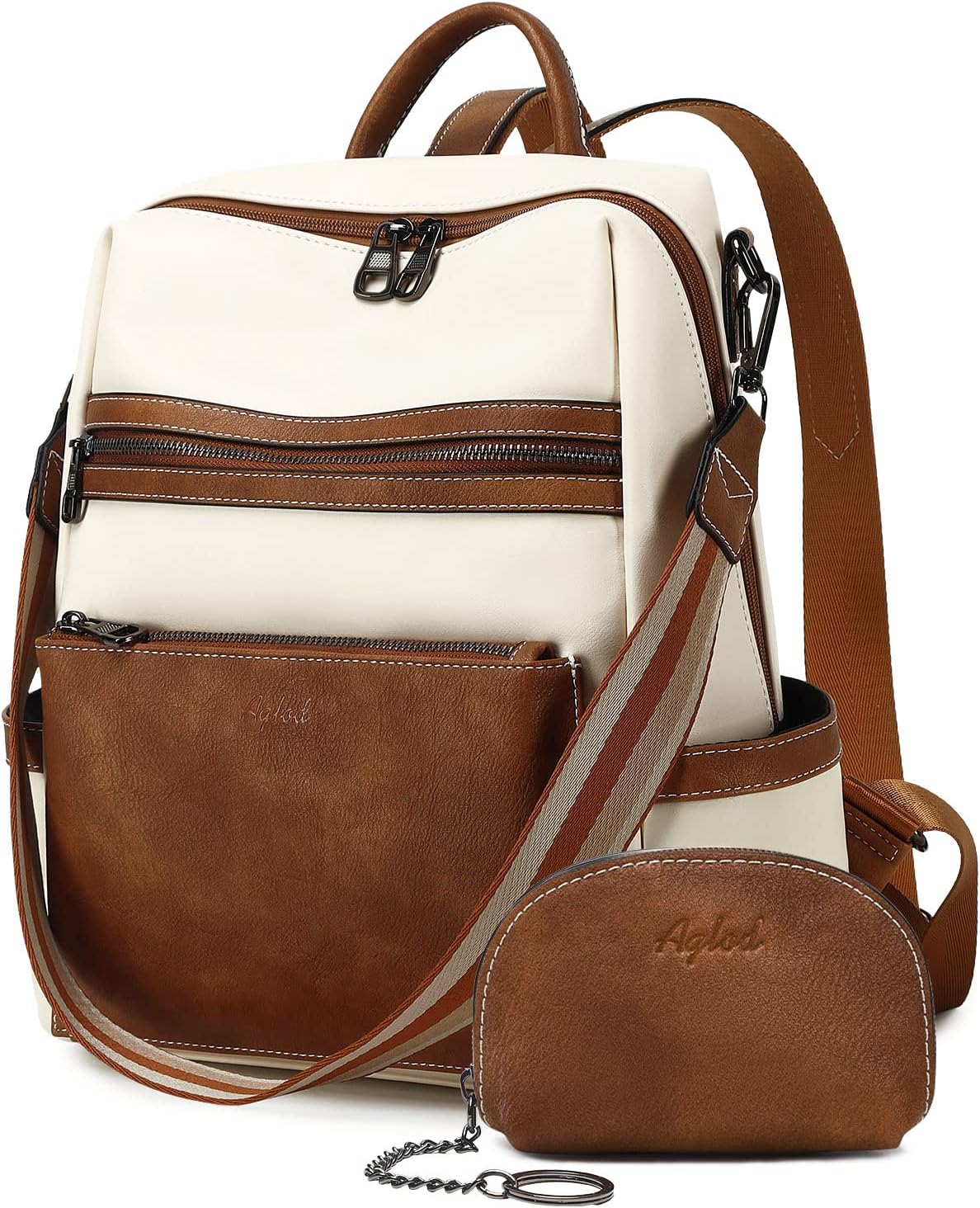 Stylish Leather Backpack Purse for Women - Fashionable and Practical