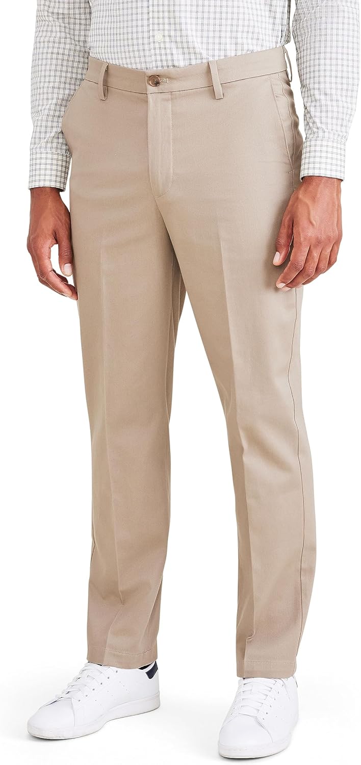DOCKERS Men's Straight Fit Signature Iron Free Khaki Pants