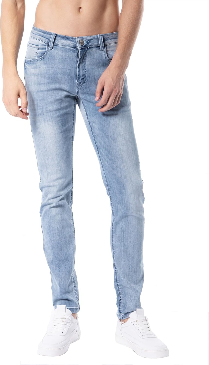Slim Fit Colorful Comfy Stretch Jeans Pants for Men - ZLZ