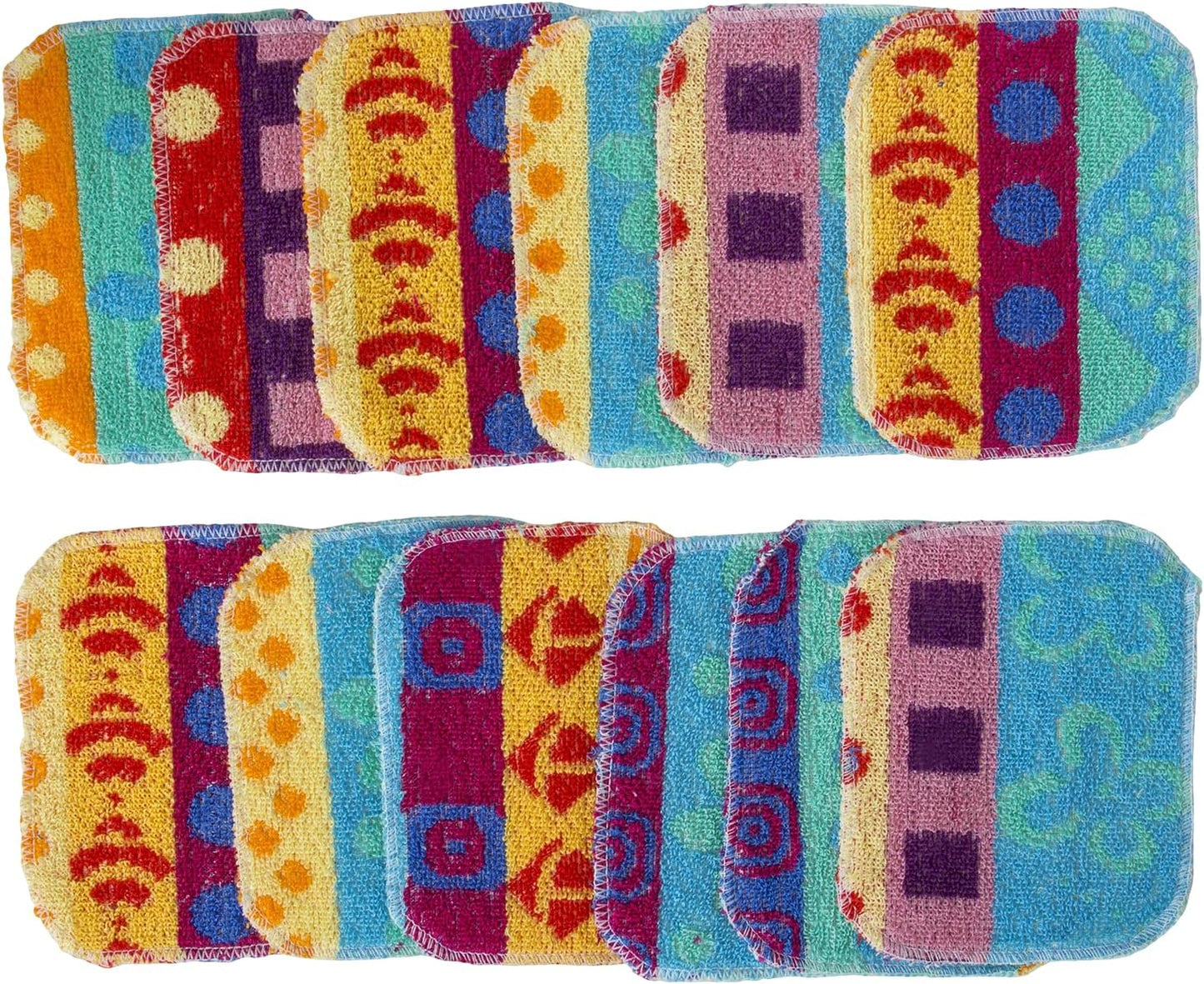 Kitchen Dish Scrubbers for Non-Scratch Cleaning - Pack of 12