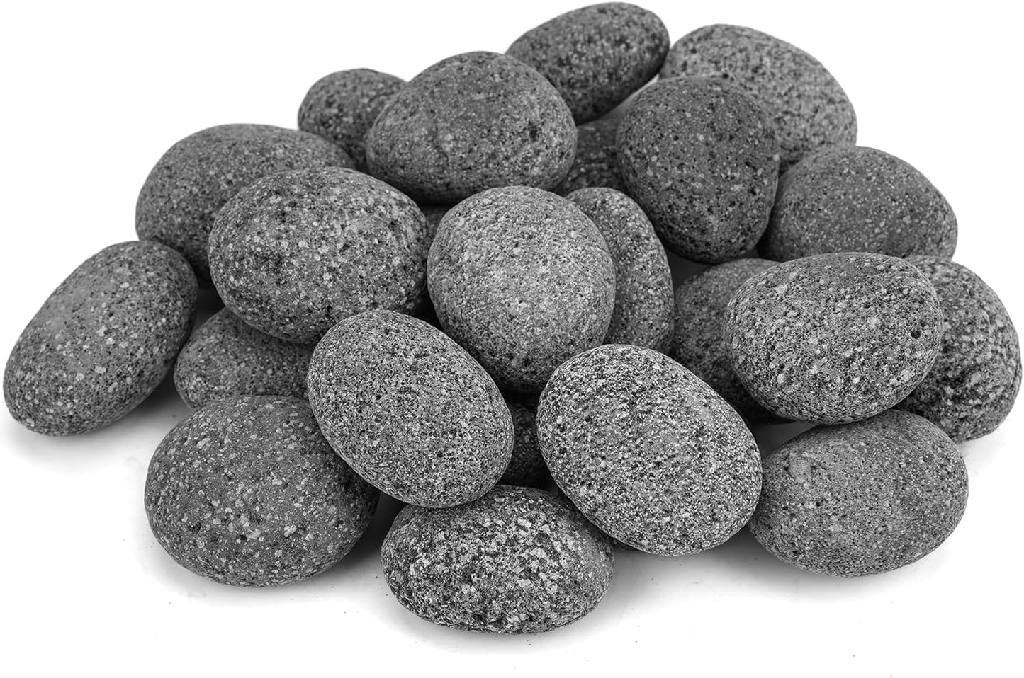 Natural Tumbled Lava Rock Pebbles for Fire Pits and Gardens