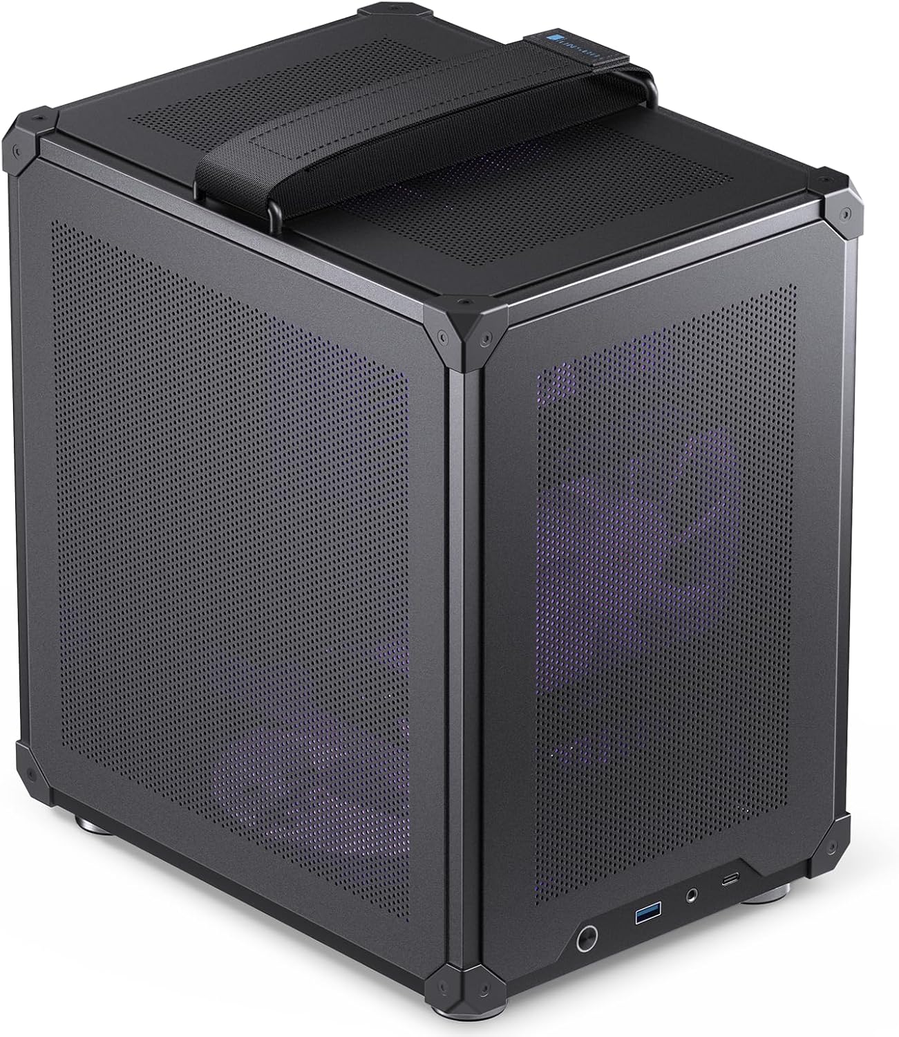JONSBO C6 Handle Black Mini MATX Mesh Case for Compact Builds