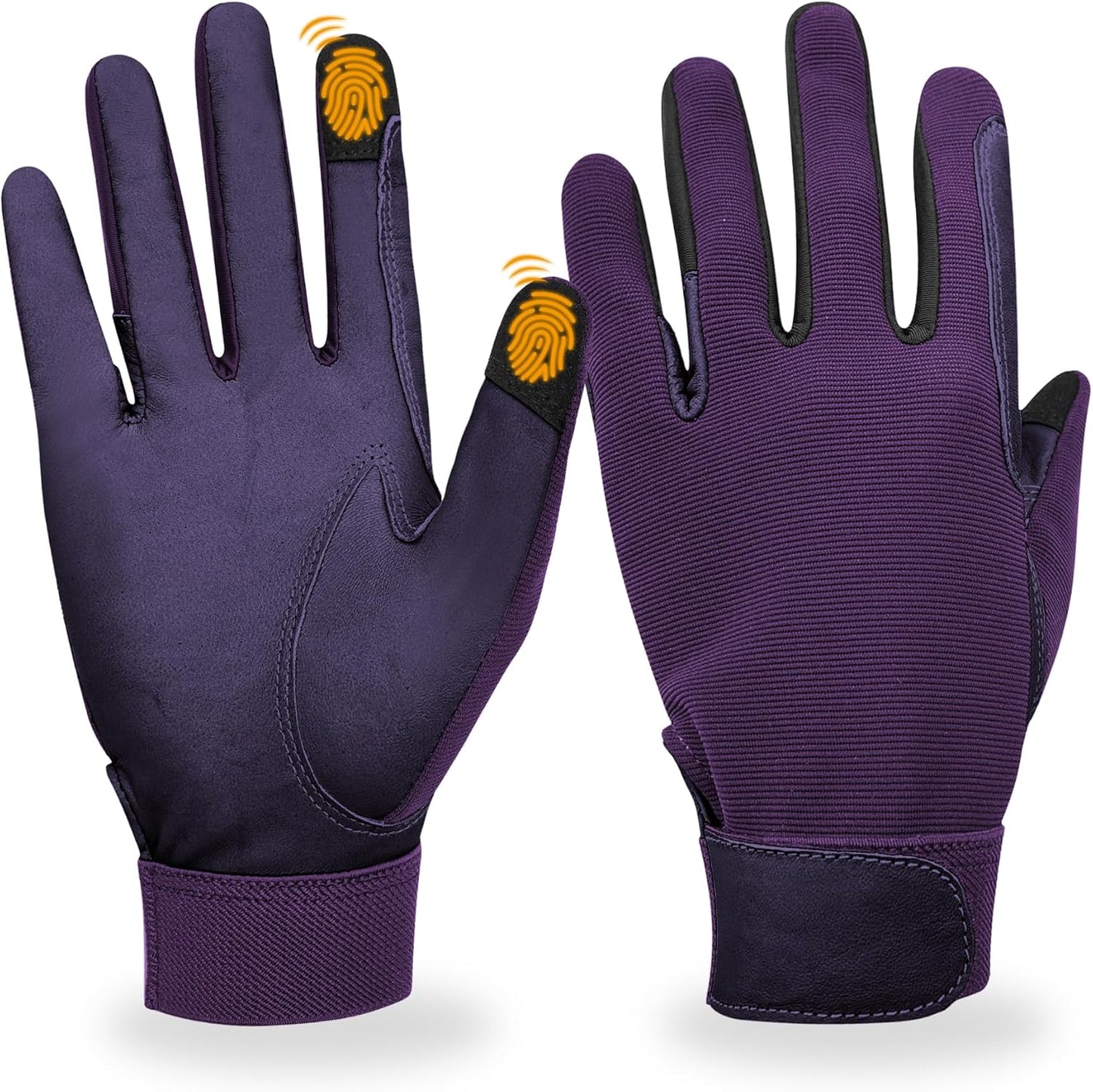ChinFun Insulated Leather Riding Gloves