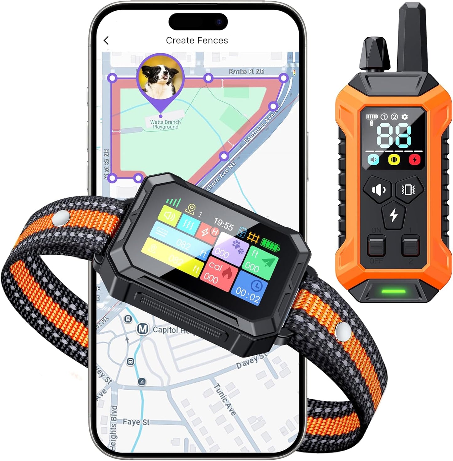 Meowant GPS Wireless Dog Fence System for Safe Training