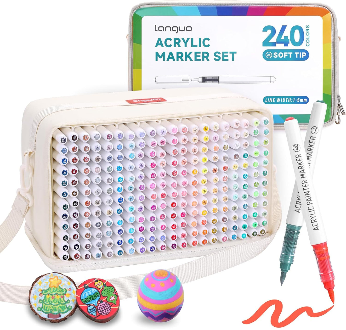 240 Colors Acrylic Paint Markers Set for Creative Projects