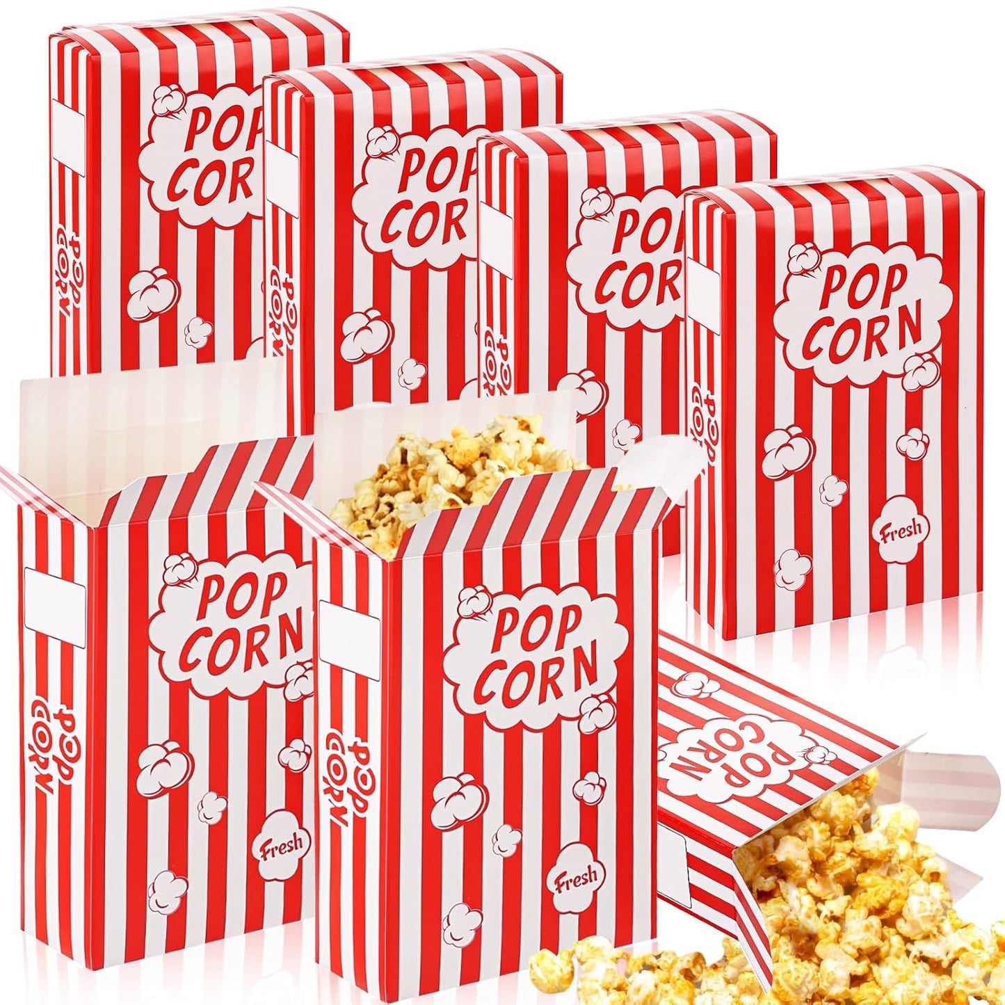 200 Pack Popcorn Boxes for Party and Movie Nights Fun