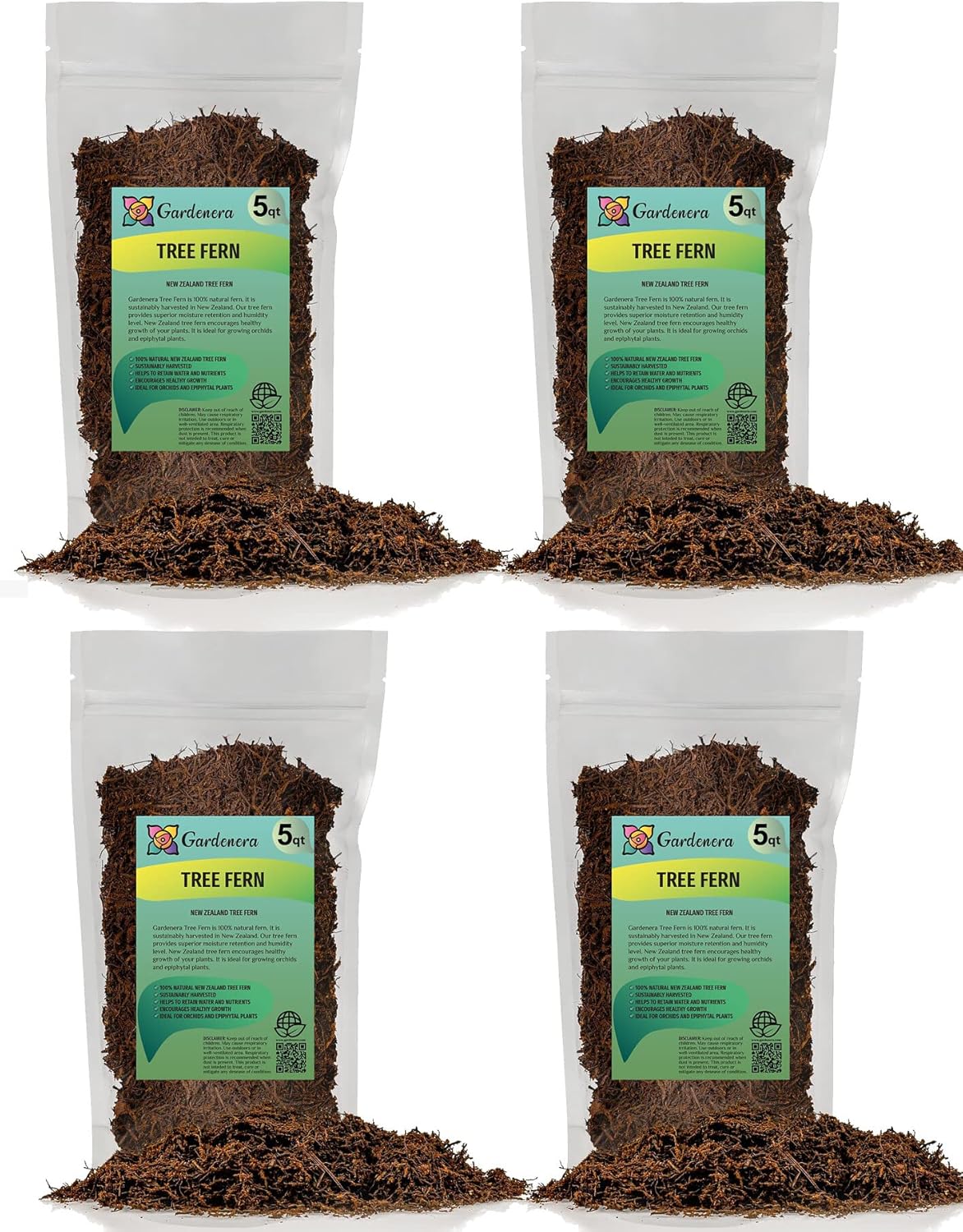 Premium New Zealand Tree Fern for Orchids and Epiphytes - 20 Quart