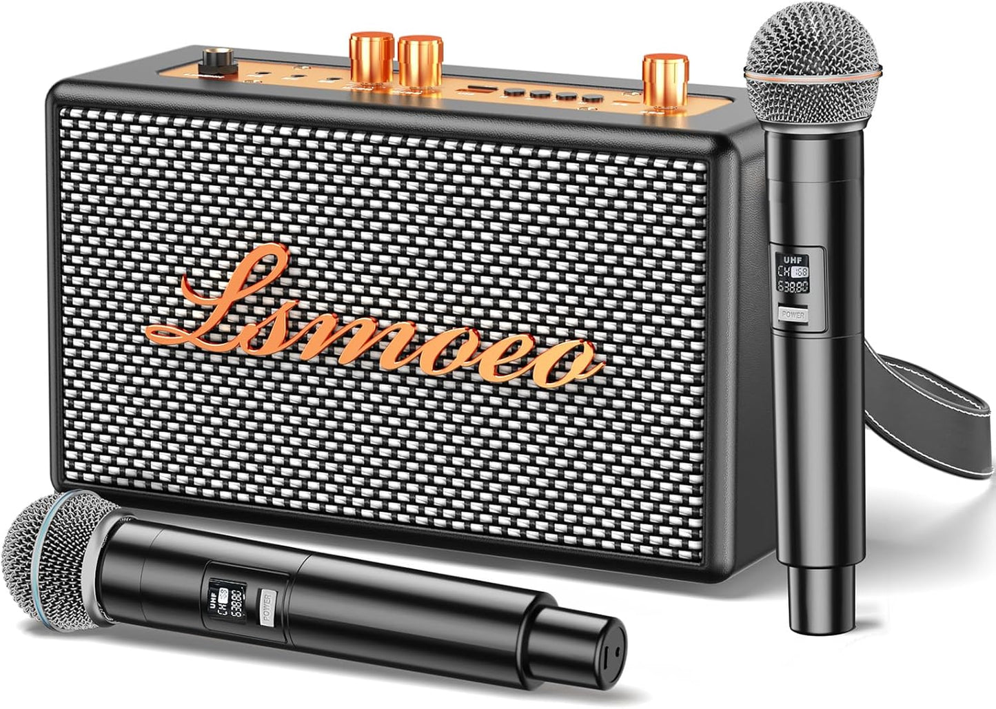 Karaoke Machine for Adults with Wireless Microphones for Parties
