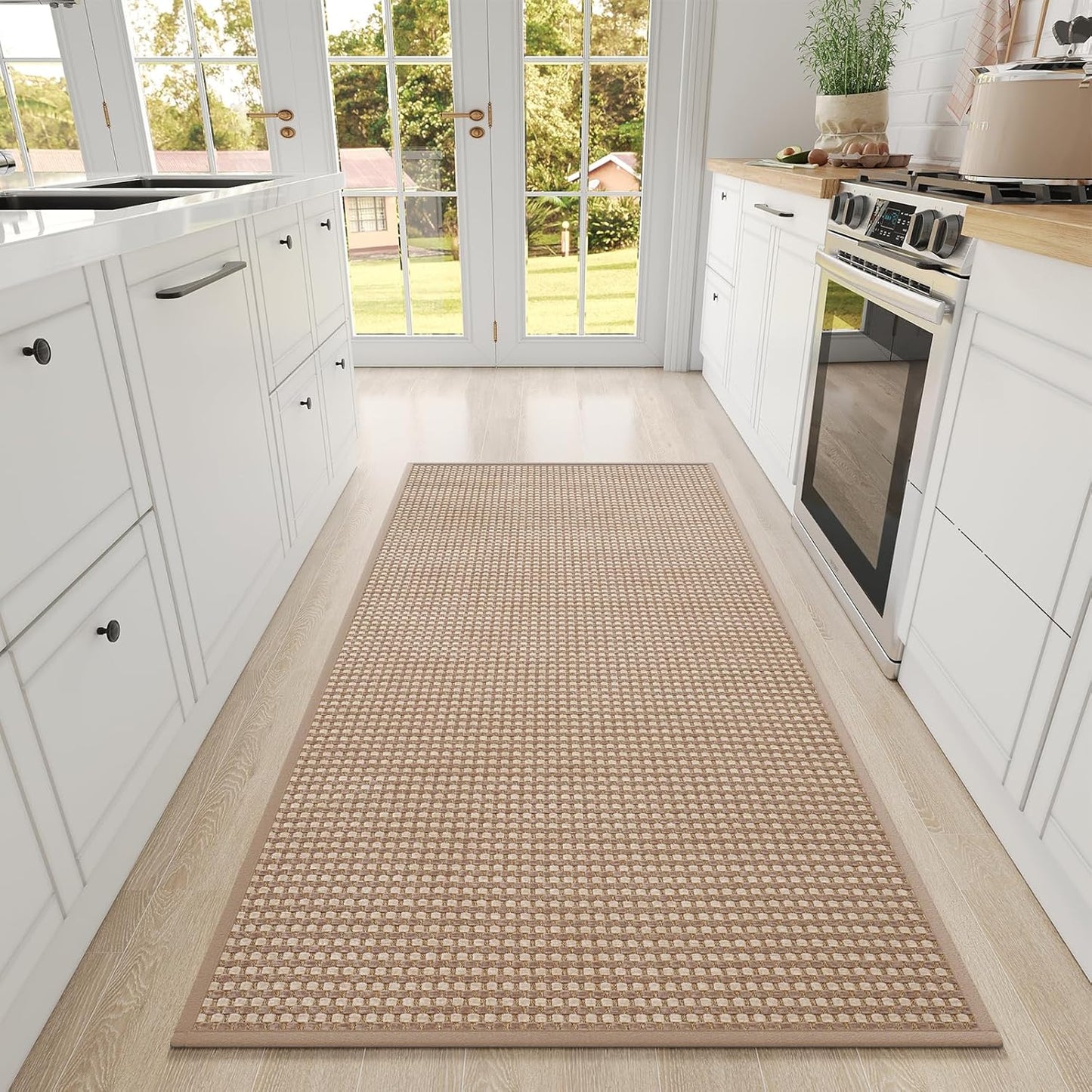 Large Kitchen Runner Rugs Non Slip Washable Chenille Mats