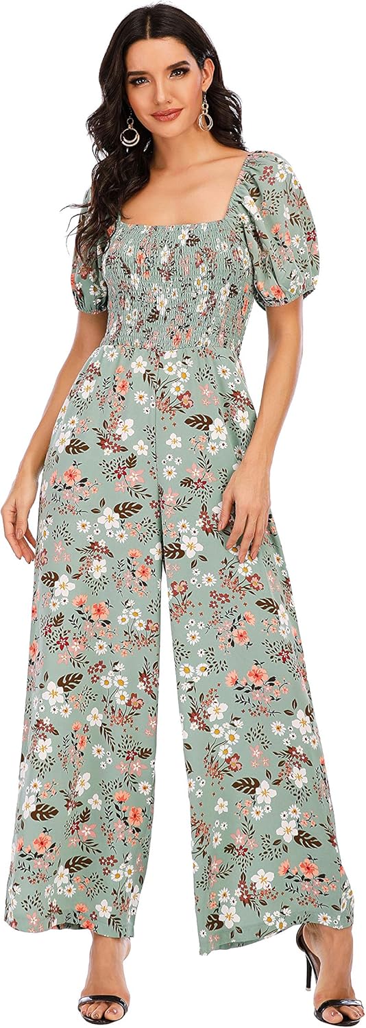 Floral Summer Jumpsuit for Women - Stylish and Comfortable