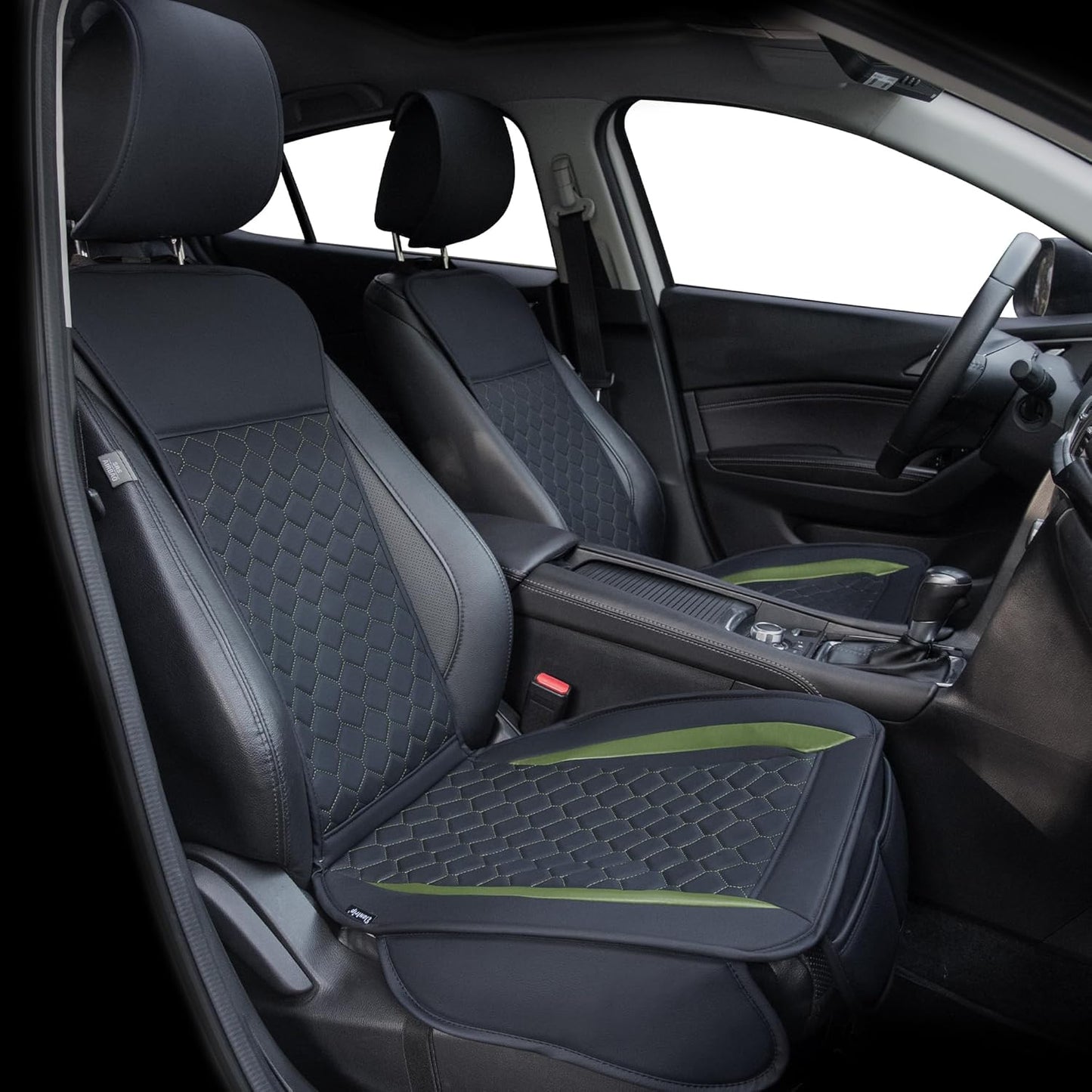 Elantrip 2PCs Front Car Seat Covers - Premium Leather Protection