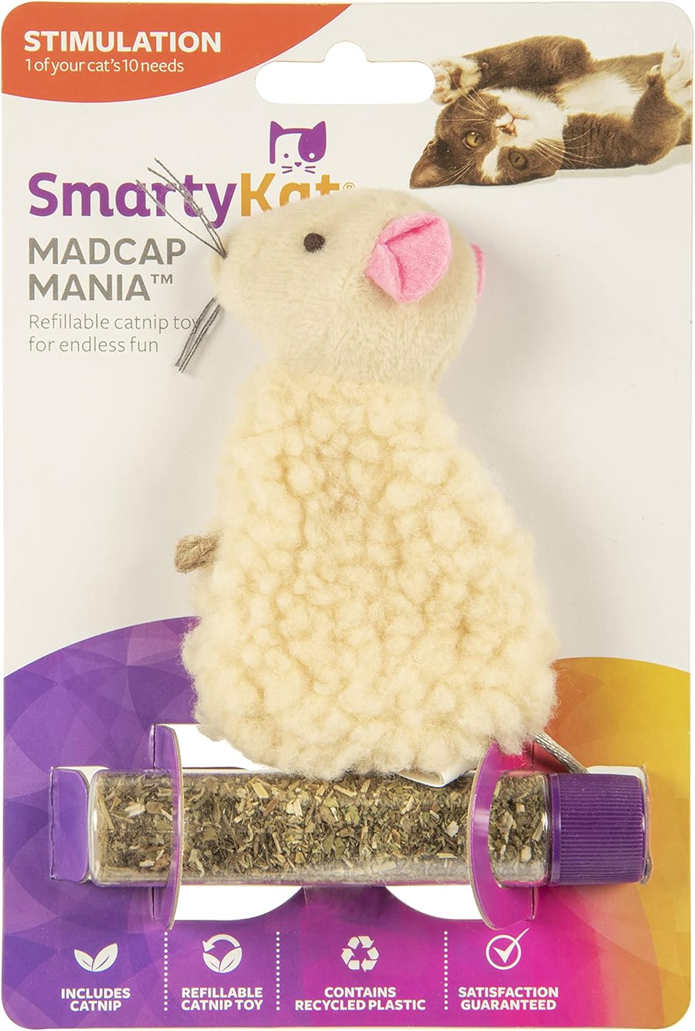 Refillable Catnip Toy - Keep Your Cat Entertained!