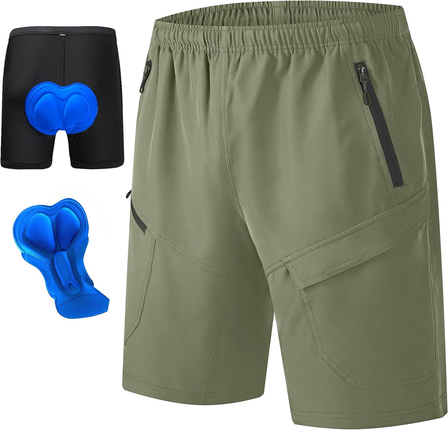 Men's Mountain Bike Shorts with 3D Padding for Ultimate Comfort
