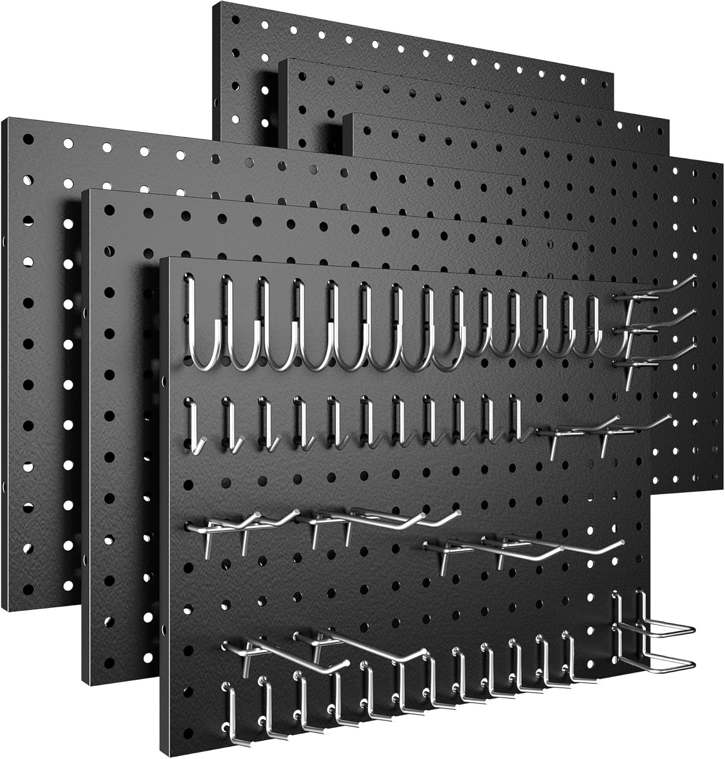 Heavy Duty Metal Pegboard Panels for Home and Garage Organization