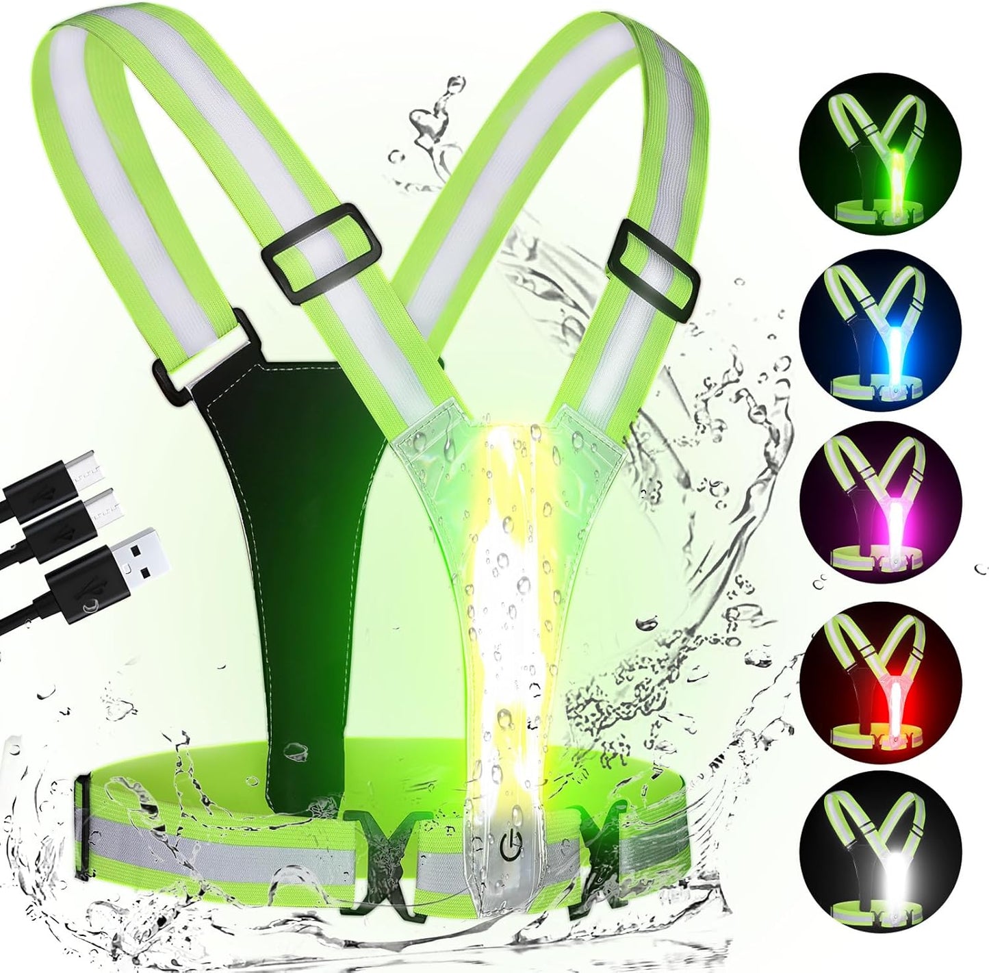 Xeiophoy LED Reflective Vest: Ultimate Safety for Night Runs