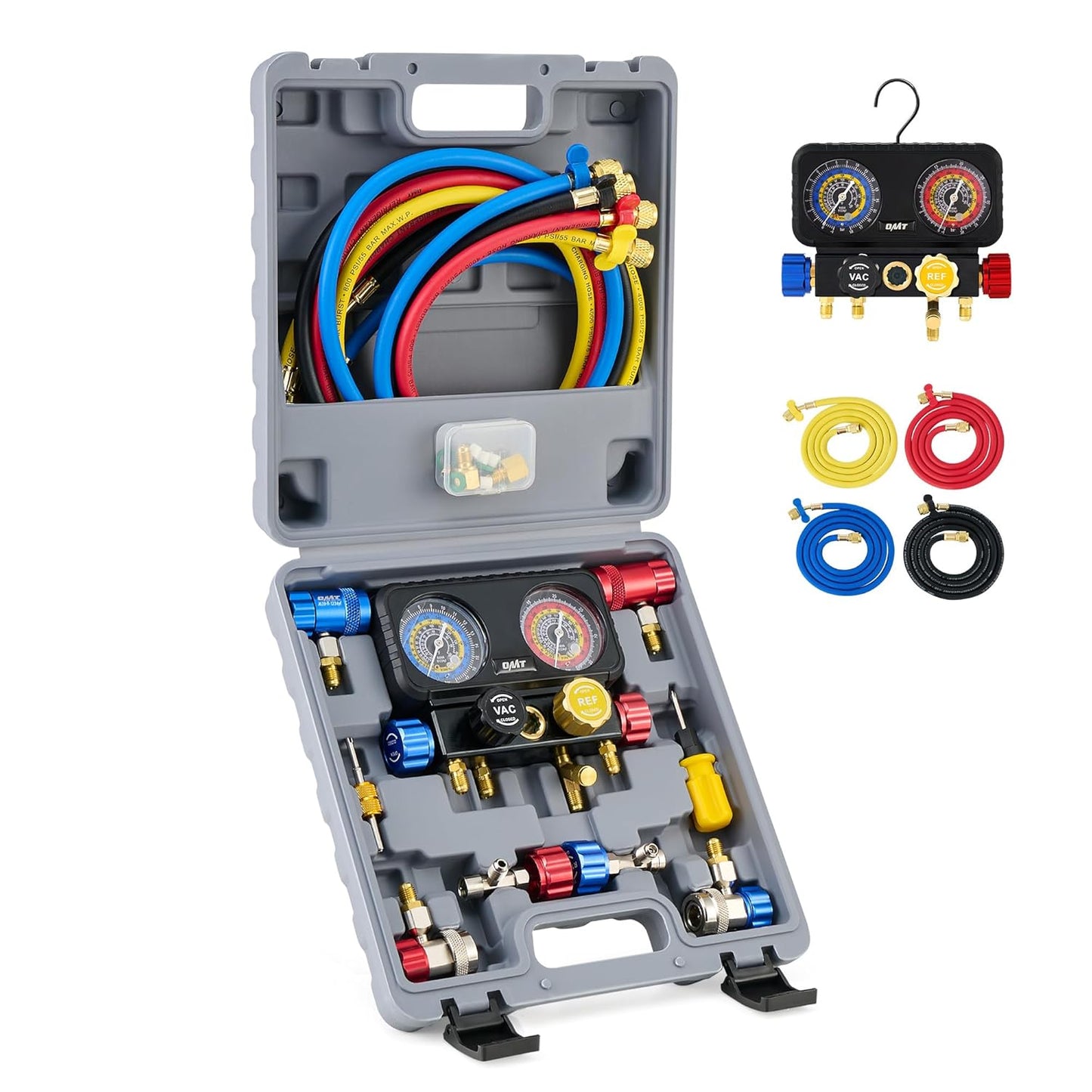 Orion Motor Tech R1234yf AC Gauge Set for Efficient Cooling