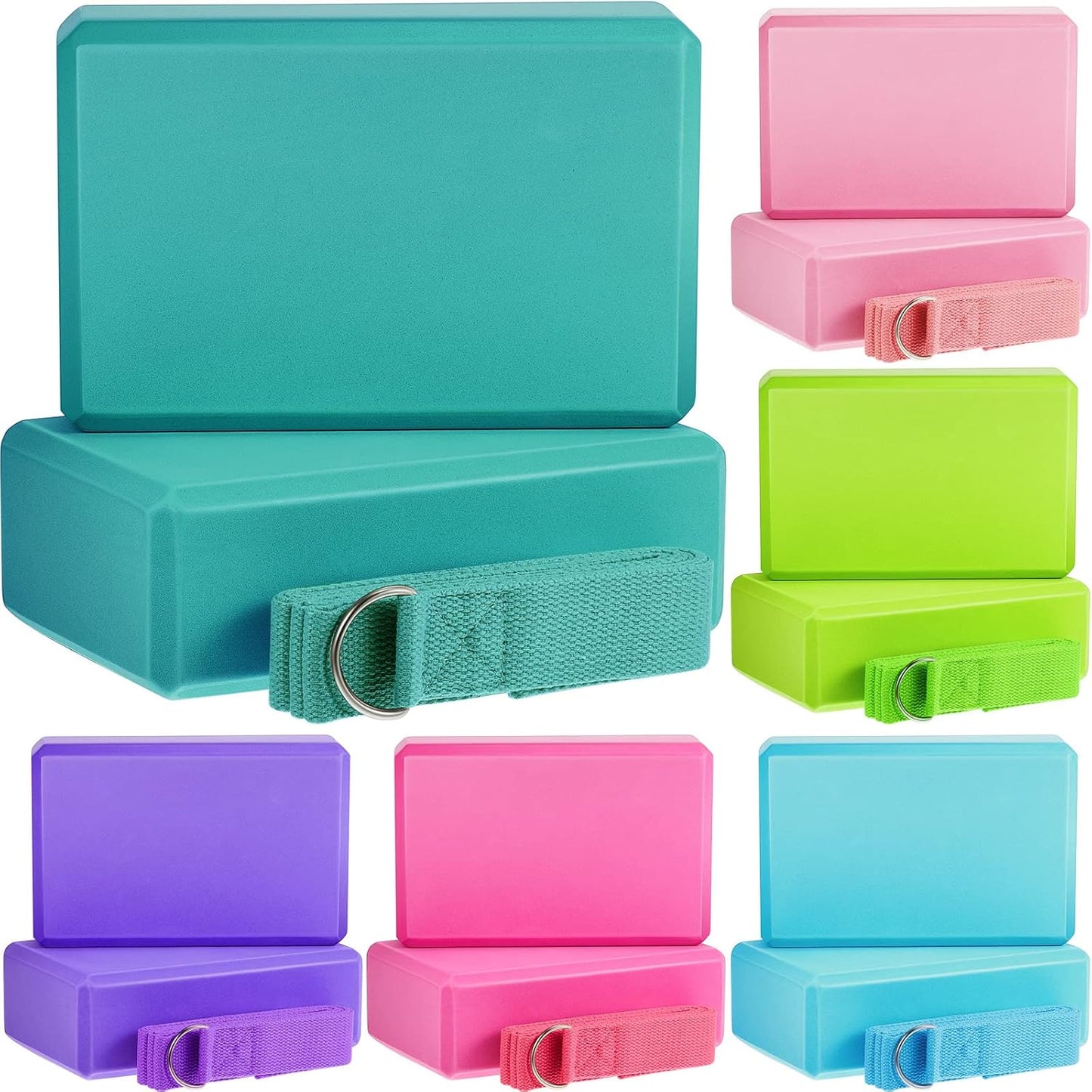 Premium Yoga Block & Strap Set for Fitness