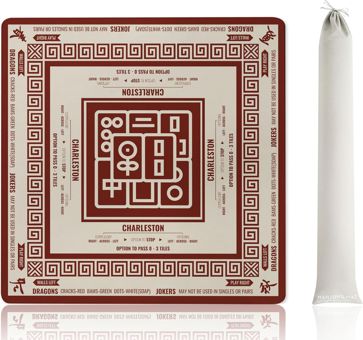 Mahjong Mat Non-Slip Noise Reduction Gaming Mat for Fun Play