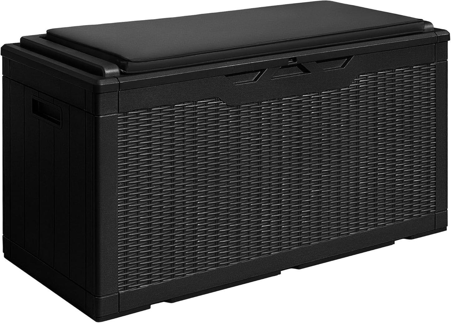 Devoko 100 Gallon Waterproof Large Resin Deck Box for Storage