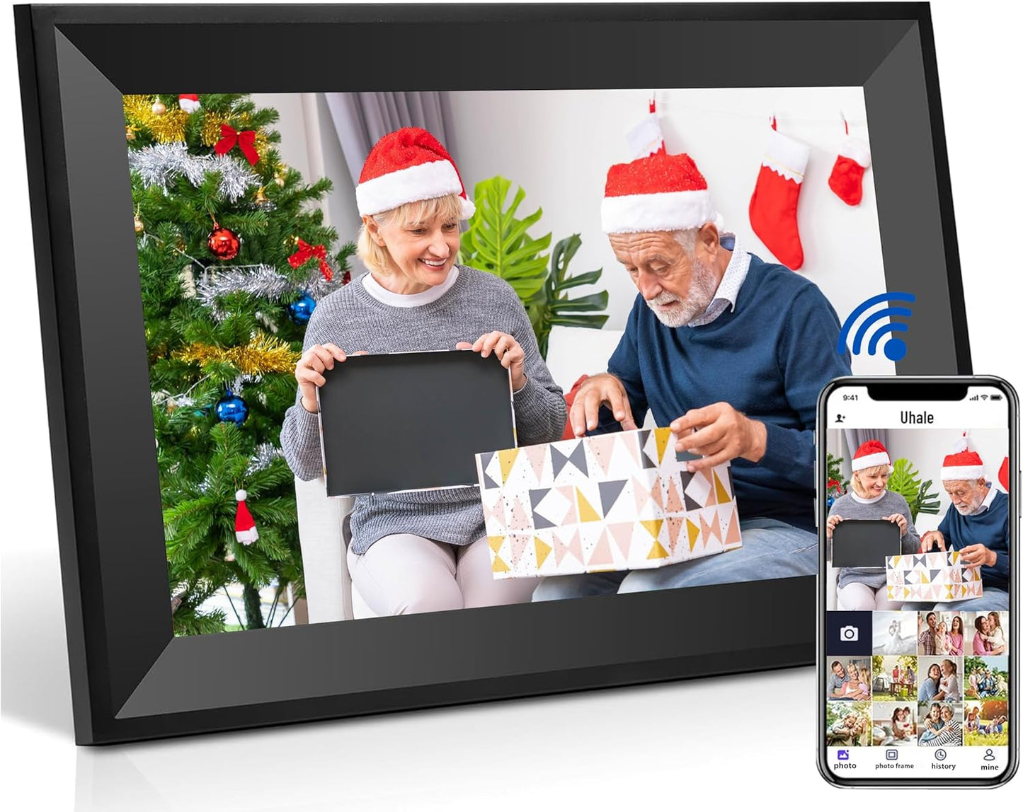 Uhale Digital Picture Frame 10.1 inch with WiFi and Touch Screen