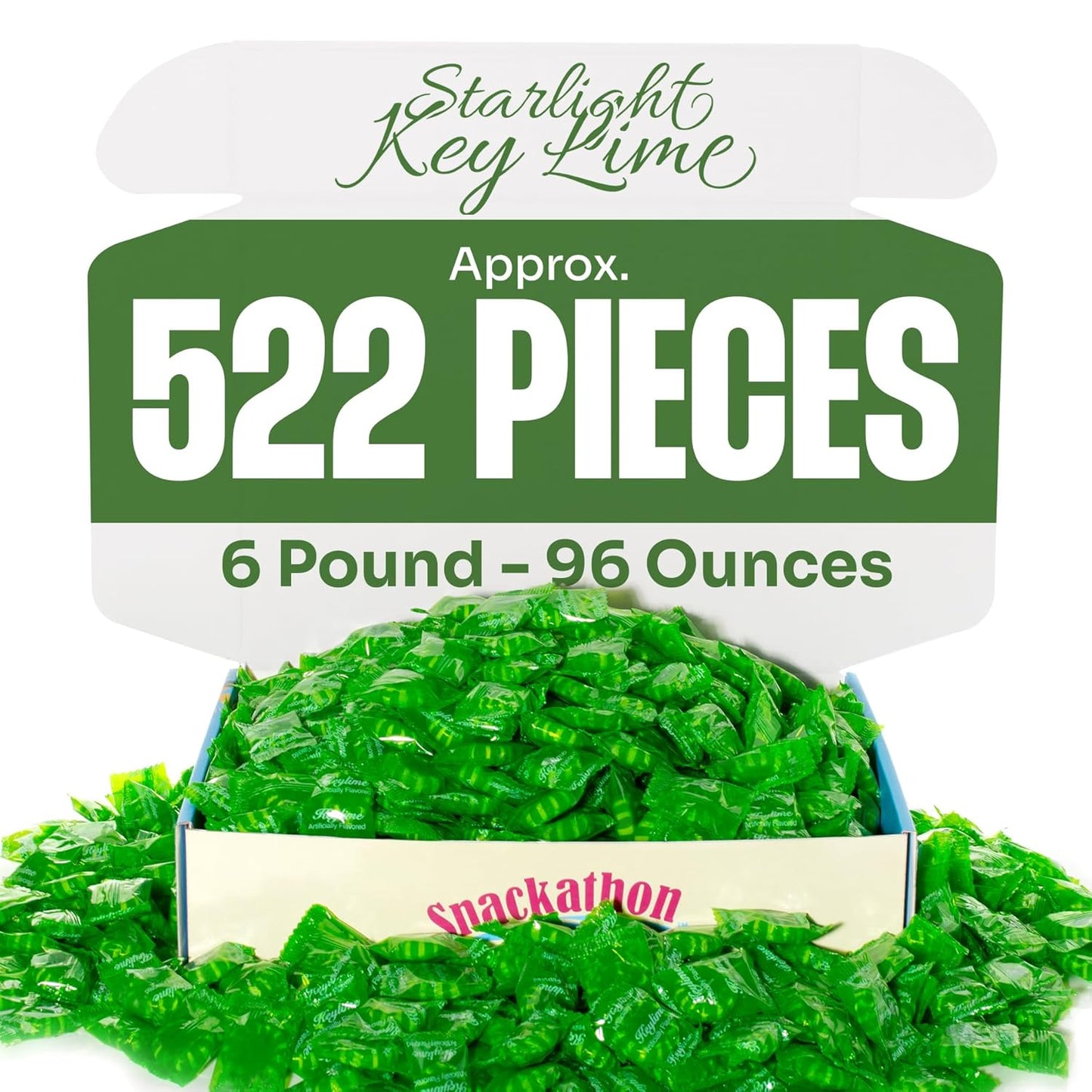 Starlight Candy Key Lime Flavor Individually Wrapped 6 Pound