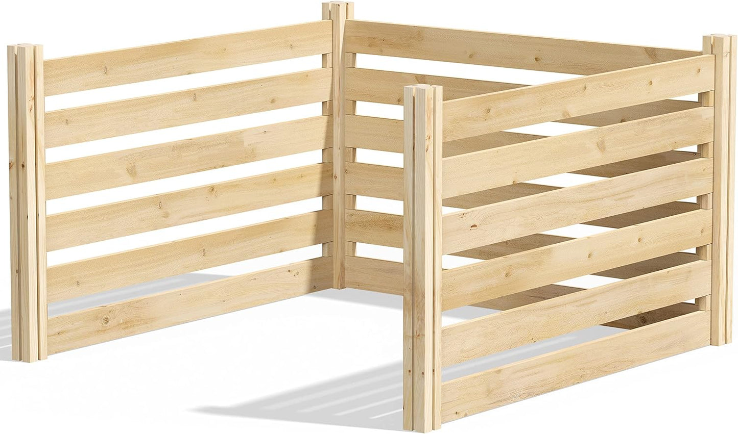 USA-Made Cedar AC Cover w/ Privacy Screen - 48x48x31