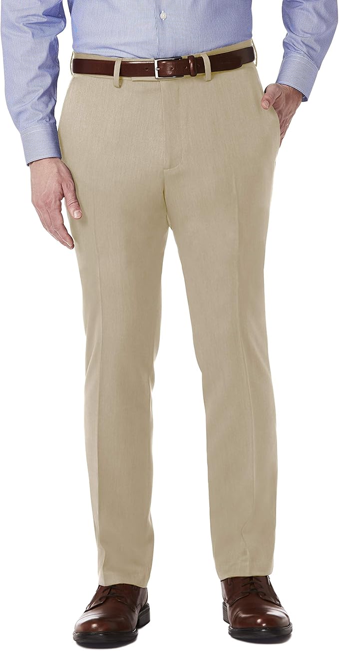 Kenneth Cole Men's Slim Fit Heather Dress Pant for Modern Style
