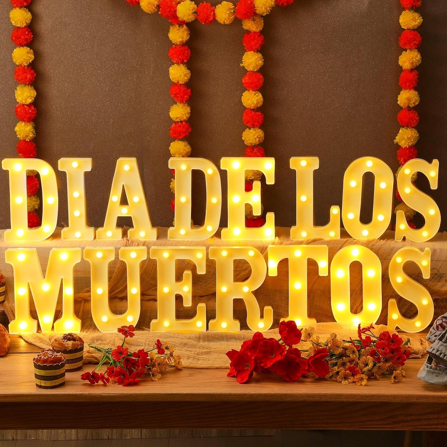 15 Pcs Day of The Dead Decorations for Festive Celebrations