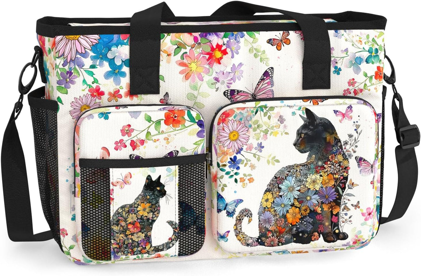 Large Waterproof Work Bag for Cat Lovers - Spacious & Durable
