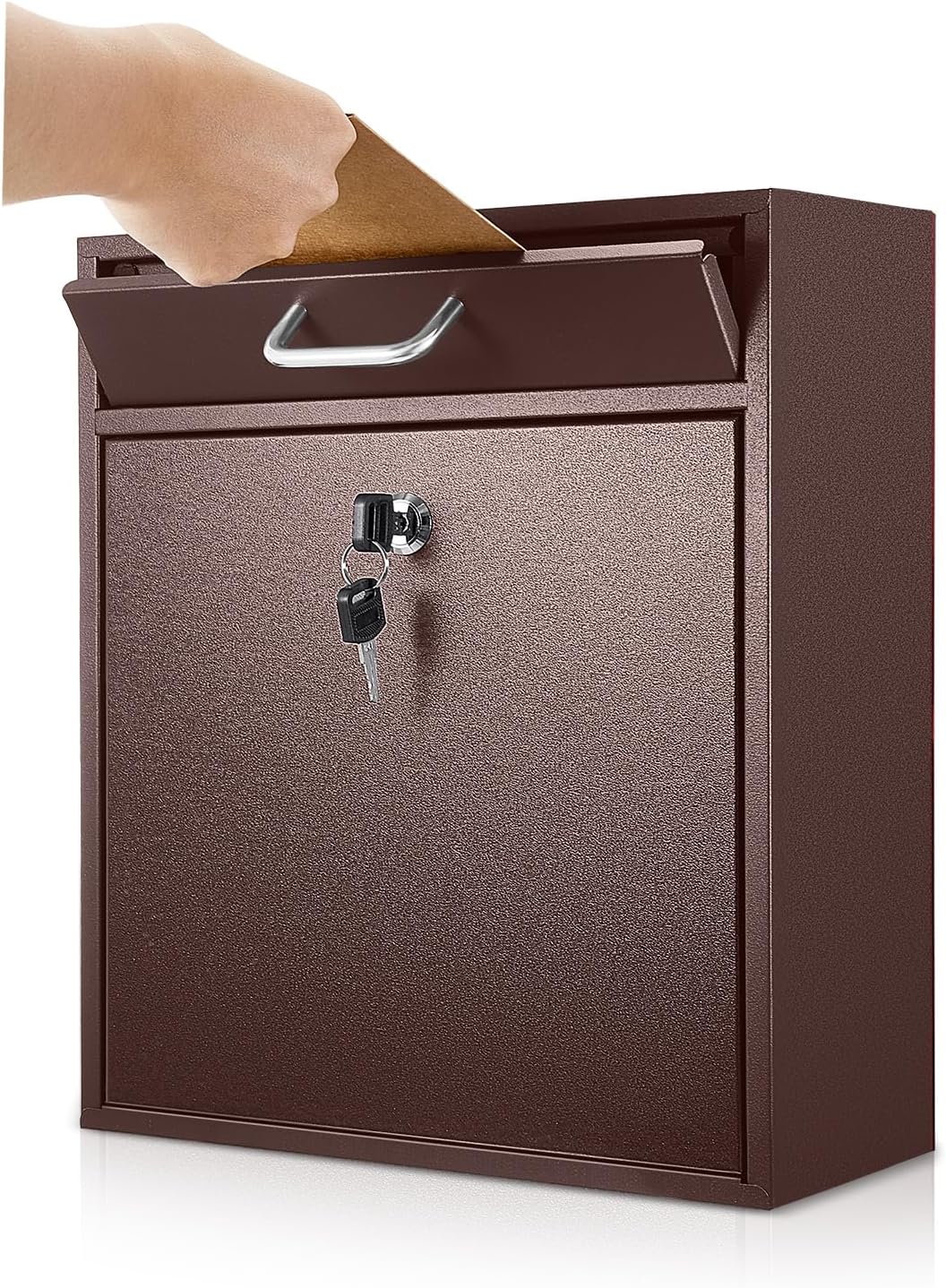 Locking Mailbox with Key for Outdoor Use - Secure and Durable