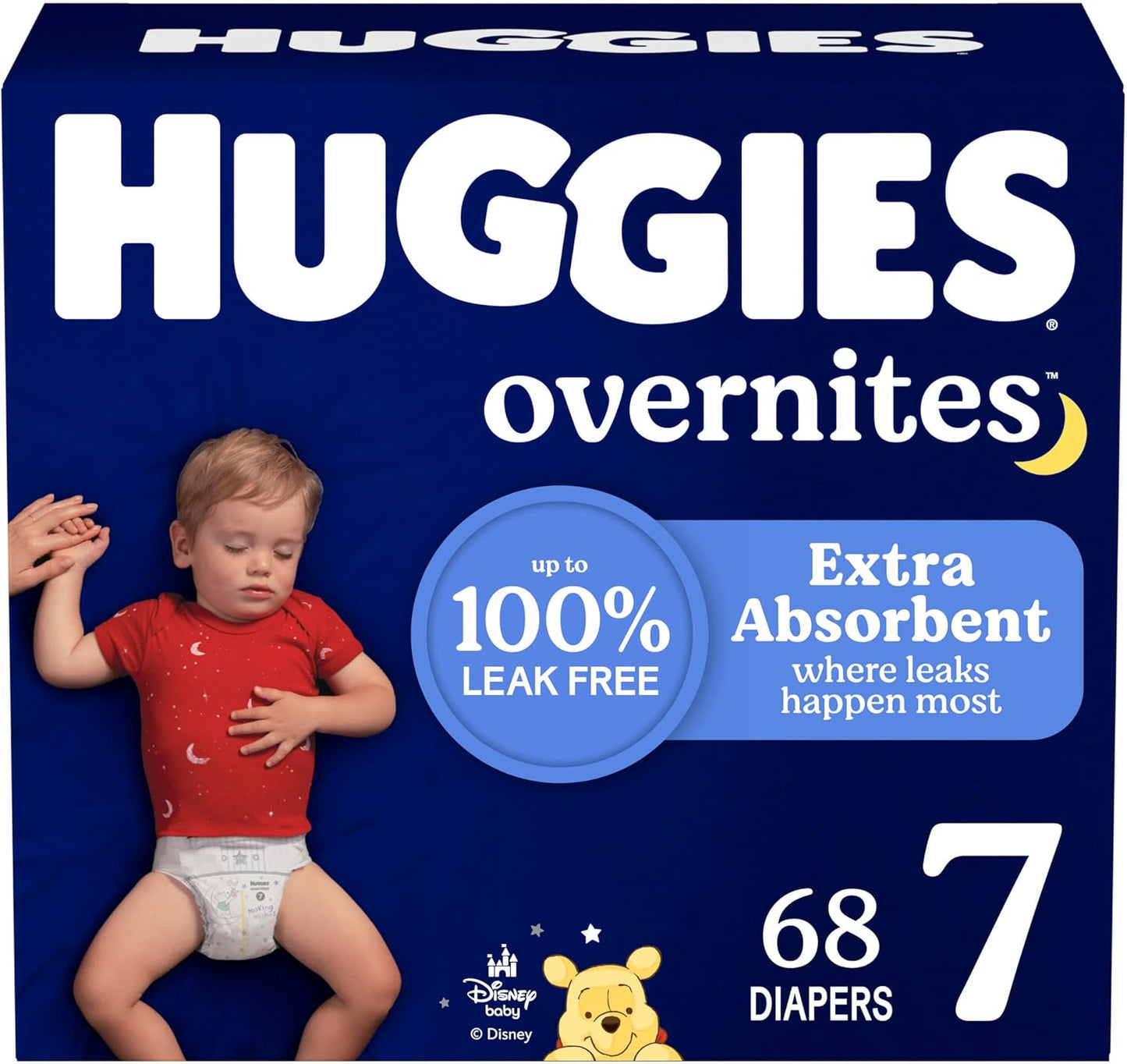 Huggies Overnites Size 7 Diapers for Comfortable Sleep
