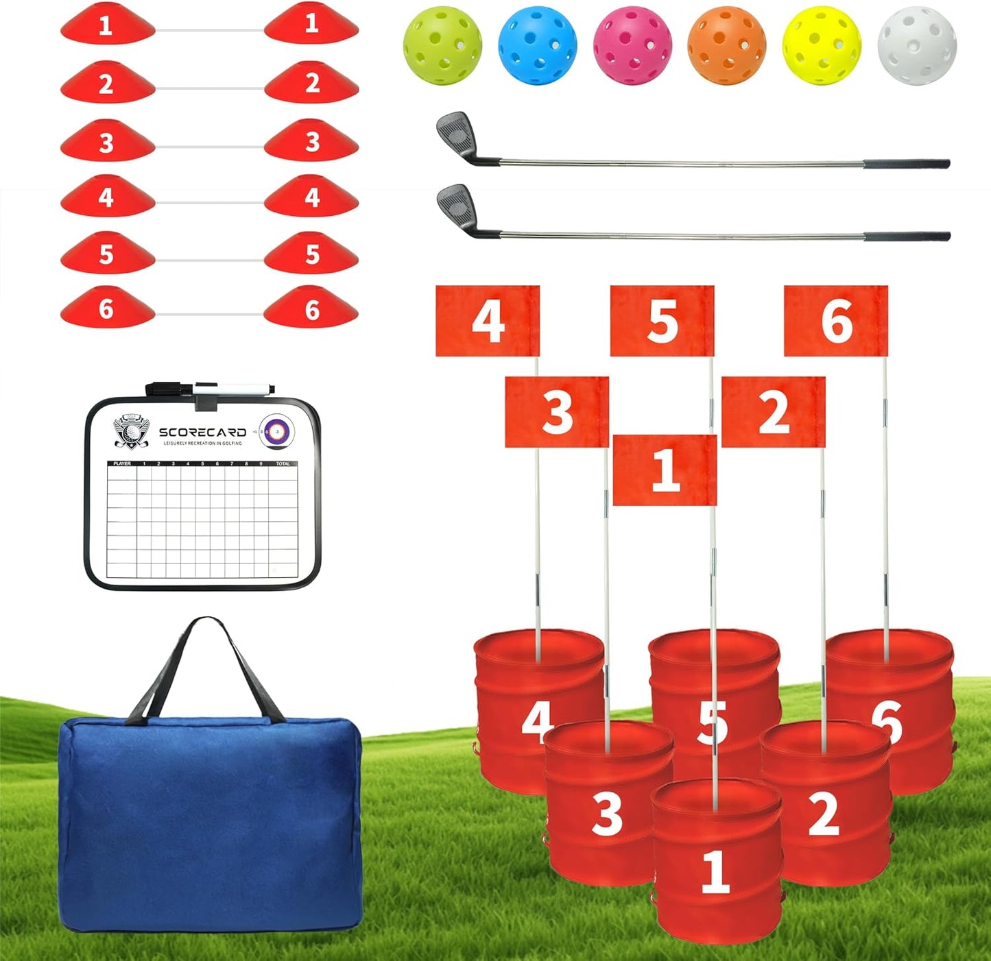 Portable Golf Bucket Game - Fun for All!