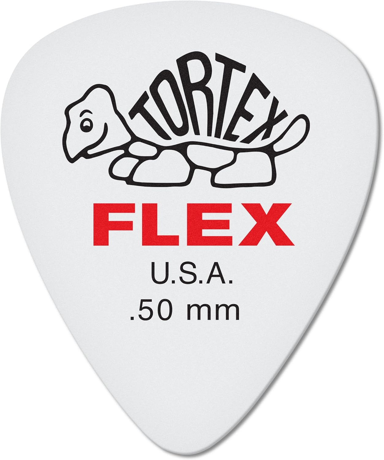 Dunlop Tortex Flex .50mm Red Guitar Pick - 12 Pack