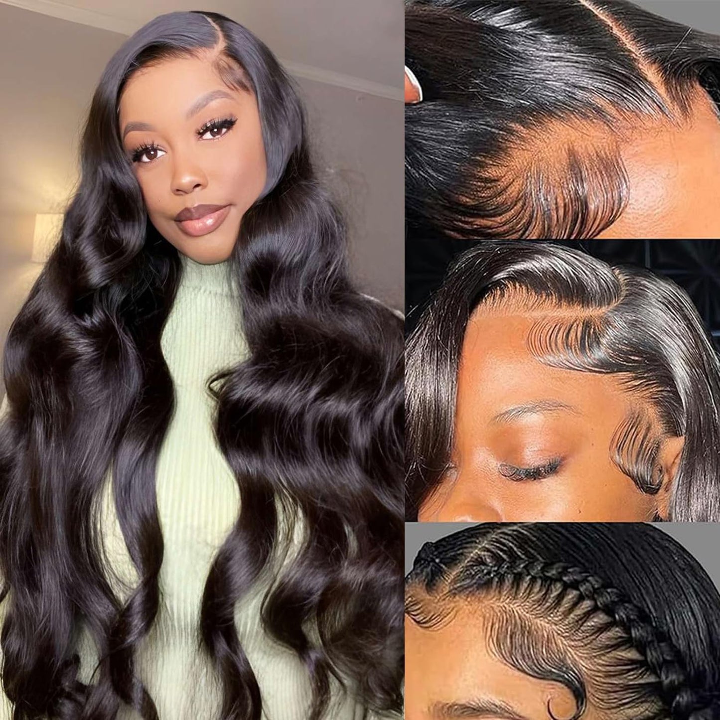 30 Inch Body Wave Lace Front Wigs Human Hair for Women