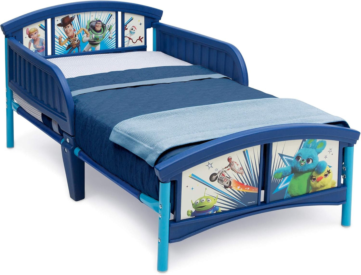 Delta Children Plastic Toddler Bed for Toy Story 4 Fans