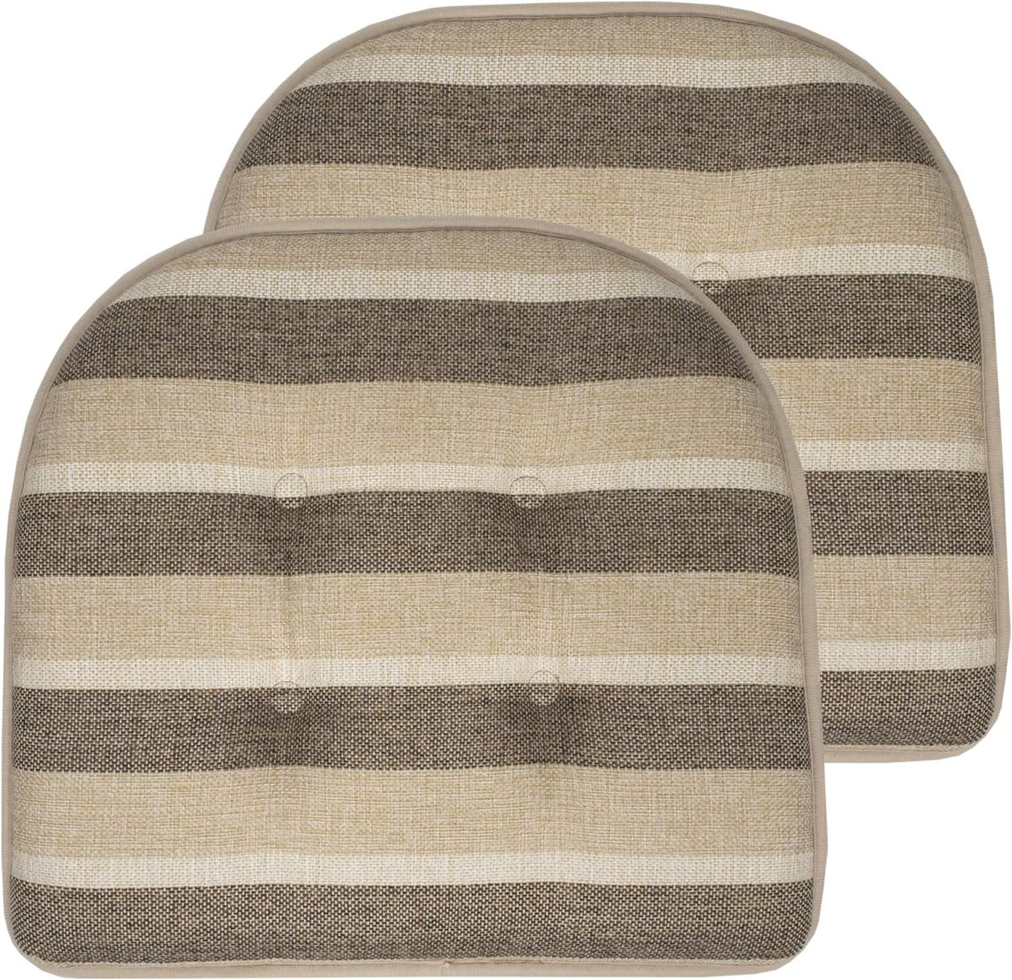 Sweet Home Collection Memory Foam Chair Cushion Pads for Comfort