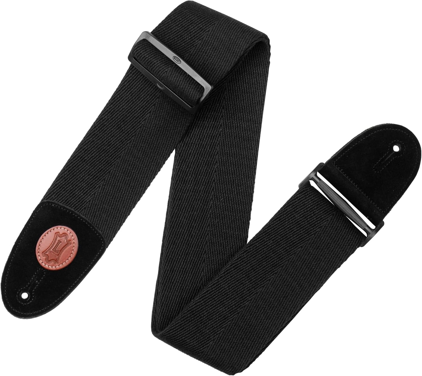 Levy's Black Cotton Bass Strap - Comfortable Support