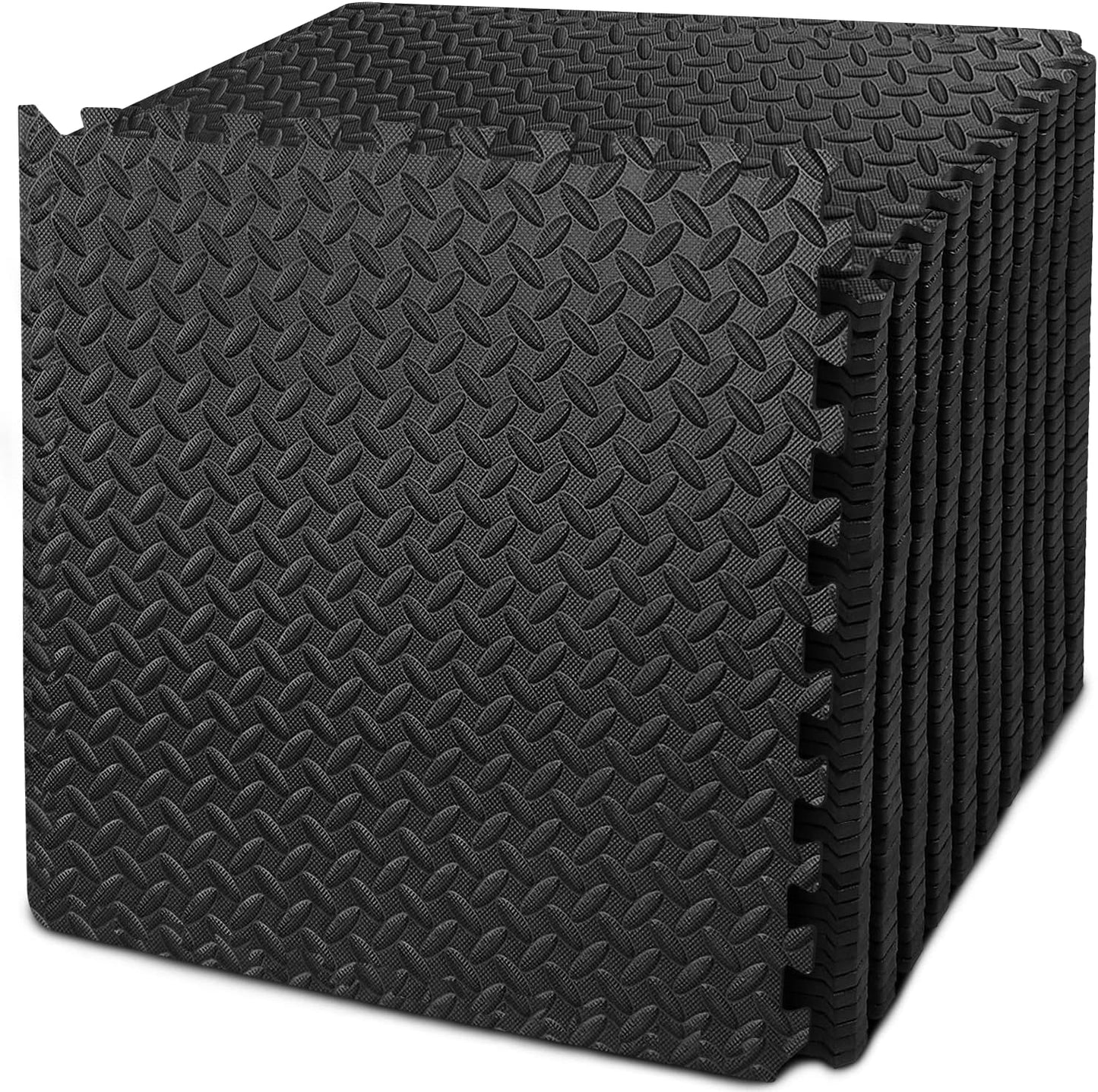 BEAUTYOVO Puzzle Exercise Mat - Interlocking Foam Gym Mats