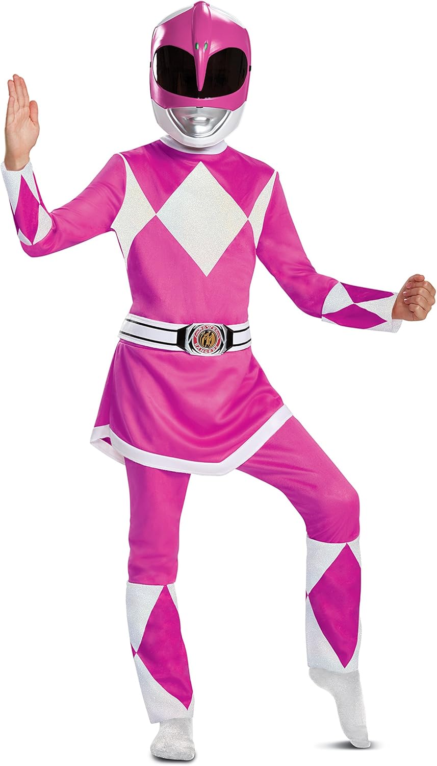 Disguise Pink Ranger Deluxe Child Costume for Epic Adventures